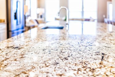 Granite Countertop Installation in Kitchen